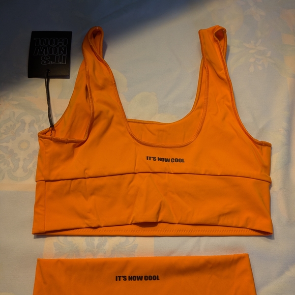 Orange Two-Piece Swimsuit Set - Picture 4 of 7